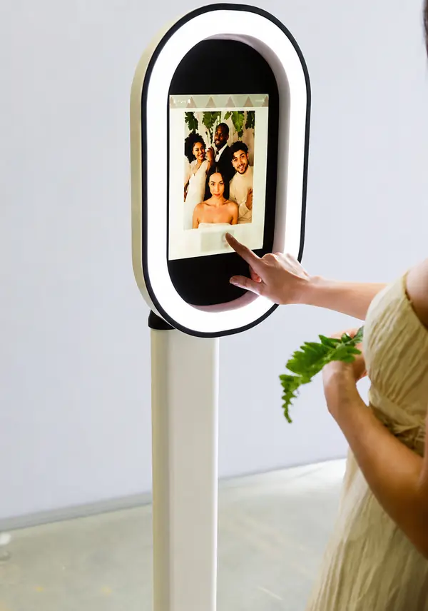 Self-service Drop-Off Photo Booth ready for a Miami event